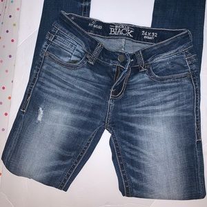 Buckle black fit no. 53 skinny jeans size 24x32